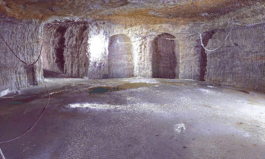 3D scan of un underground cellar for a high-end property located in Sydney