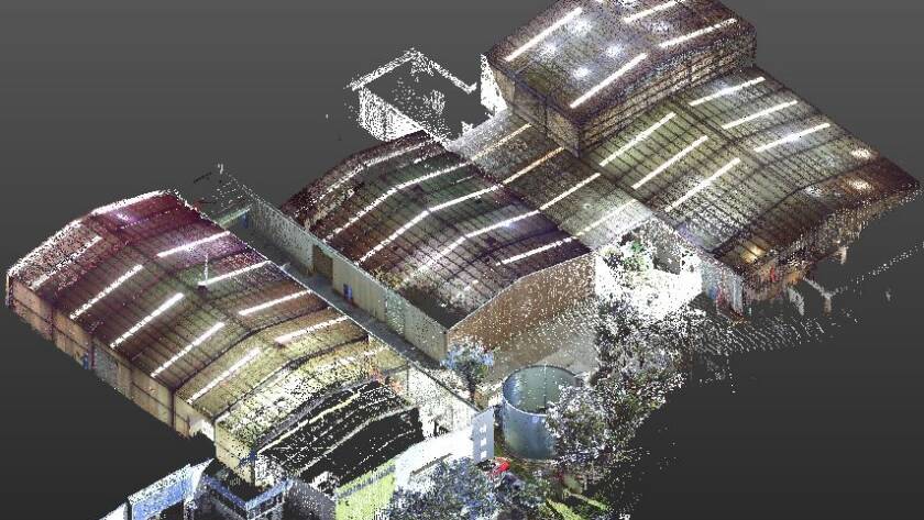 3D scanning project used for factory layout design and production planning