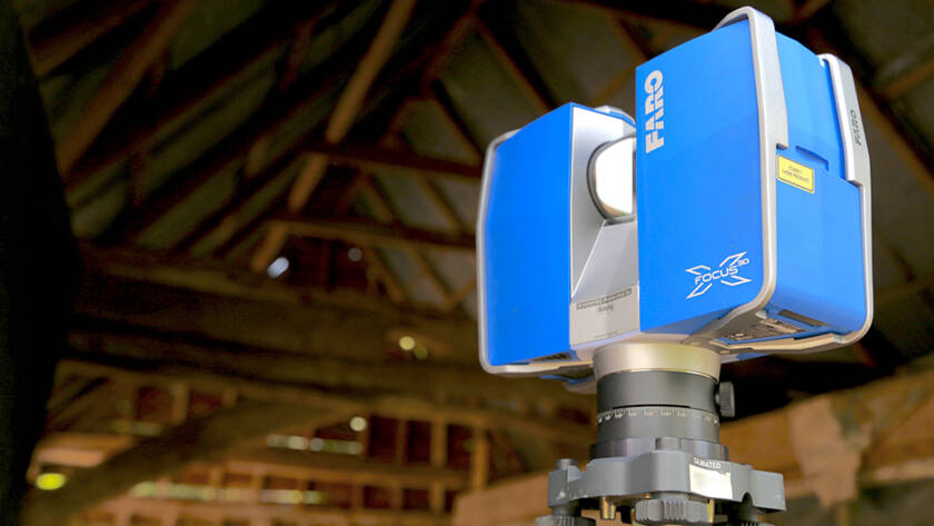 Terrestrial 3D laser scanning used for large-scale industrial site surveys